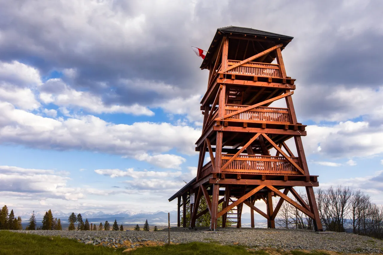 Wieża widokowa Marysina Polana Lipnica Wielka