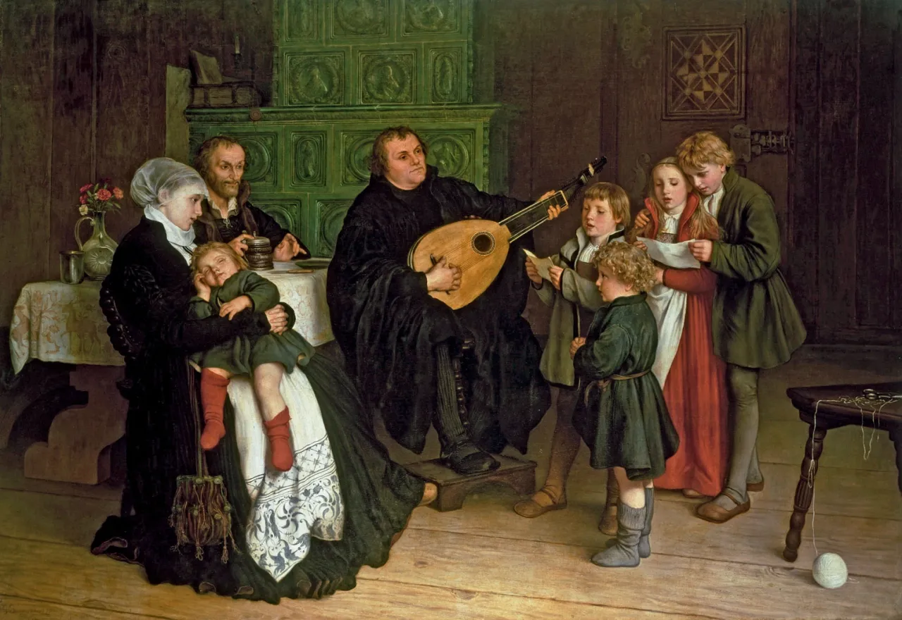 Portret Marcina Lutra, historyczne przedstawienie