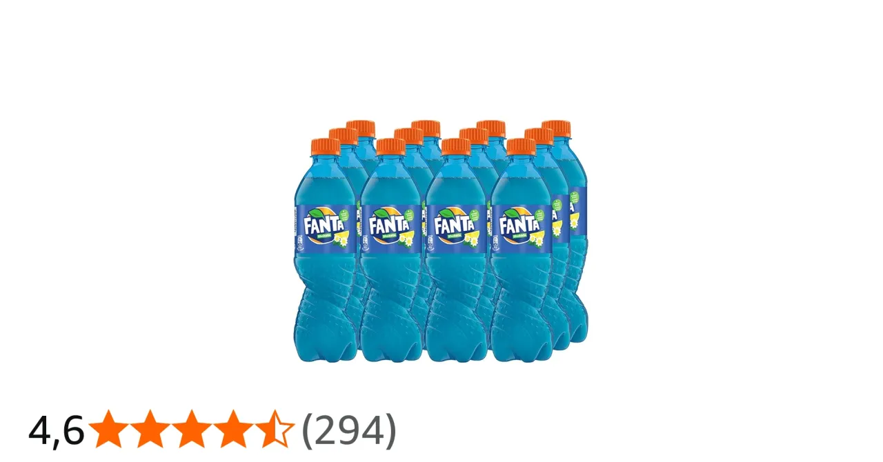 Fanta Shokata butelka i szklanka