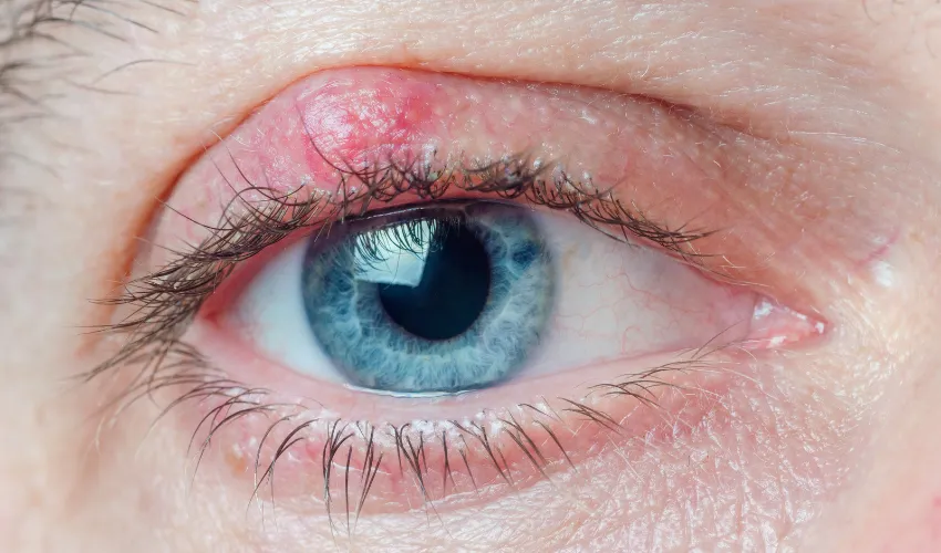 jęczmień na oku okład ciepły