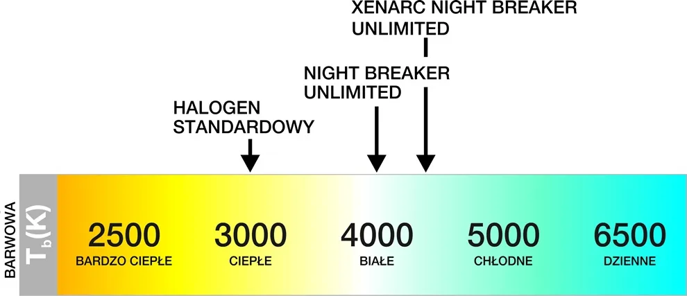 rodzaje świateł samochodowych halogen ksenon led laser por&oacute;wnanie