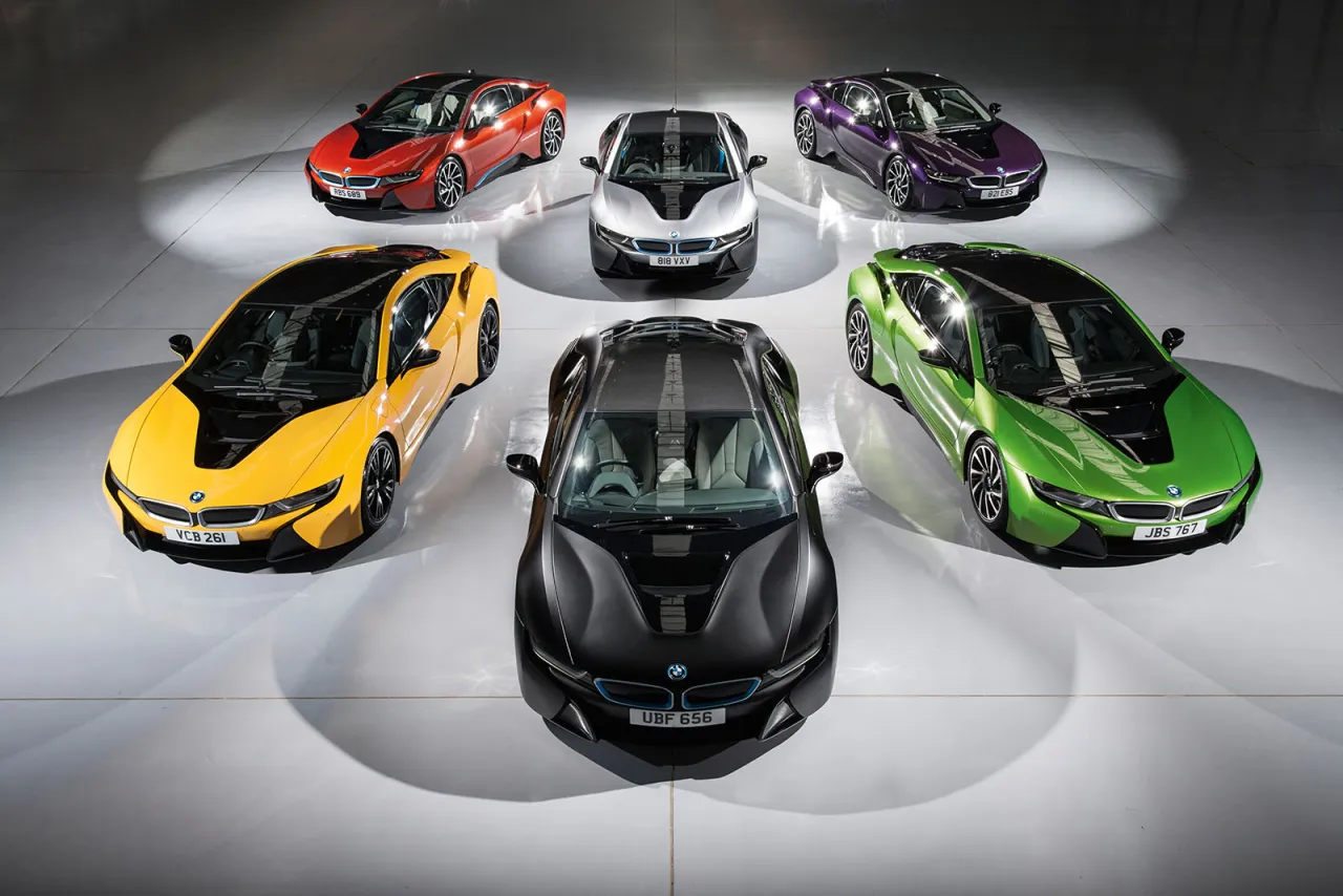 BMW i8 różne kolory i wersje