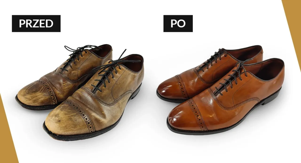 Naprawa but&oacute;w przed i po