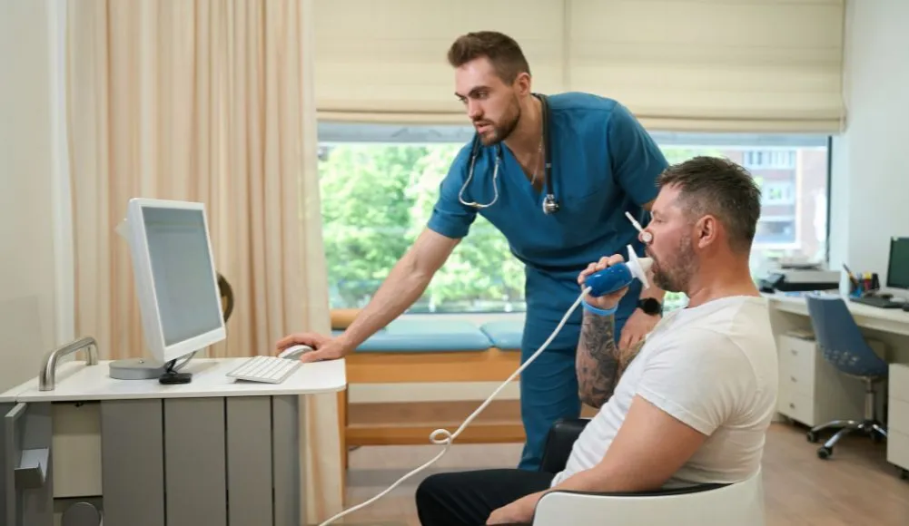 Przygotowanie pacjenta do spirometrii