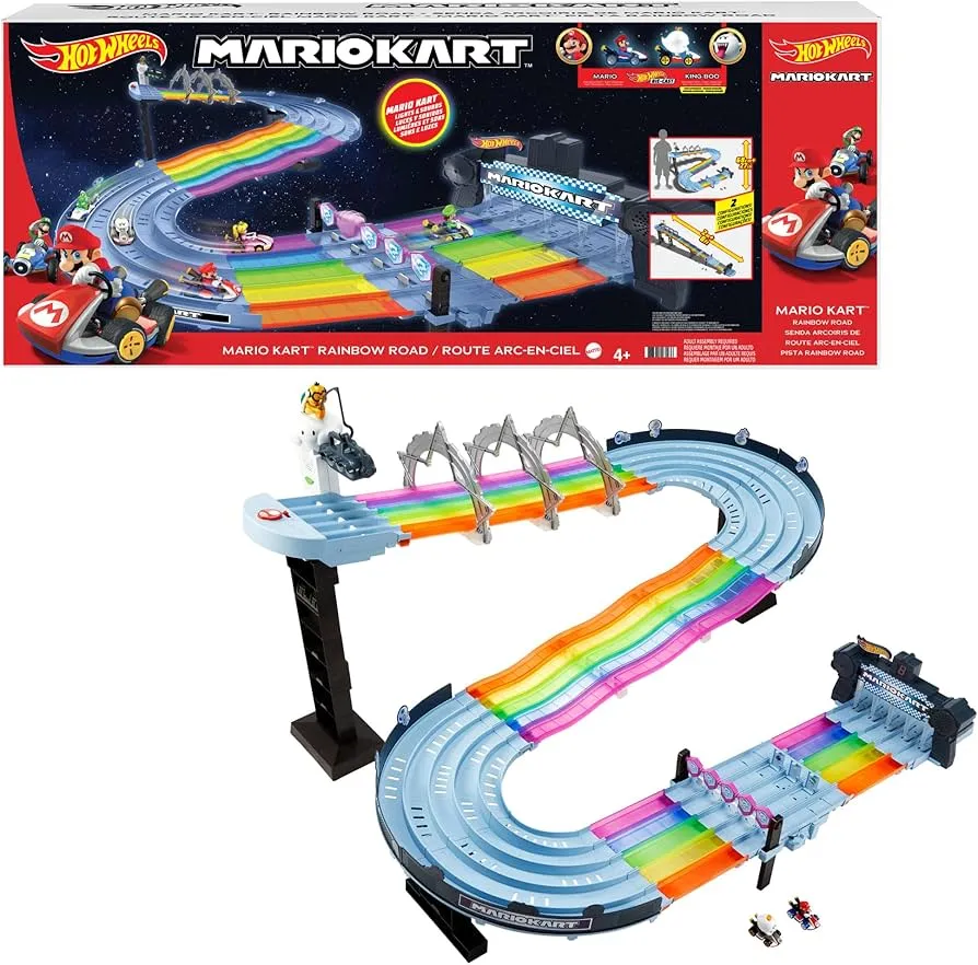 Hot Wheels Mario Kart tory i samochodziki
