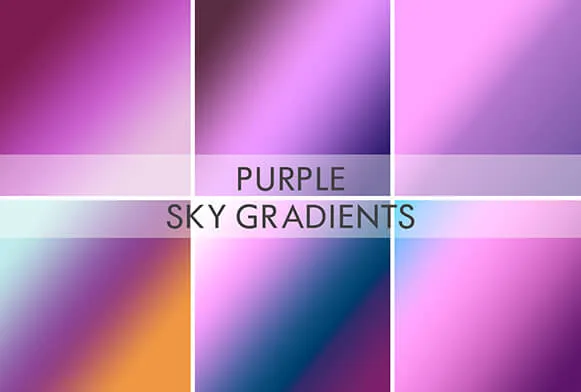 Photoshop gradienty tła przykłady