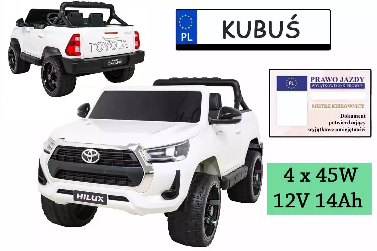 toyota hilux auto na akumulator dla dzieci