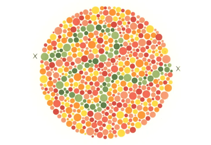 Symulacja widzenia kolor&oacute;w z zaćmą - blaknięcie i ż&oacute;łty filtr