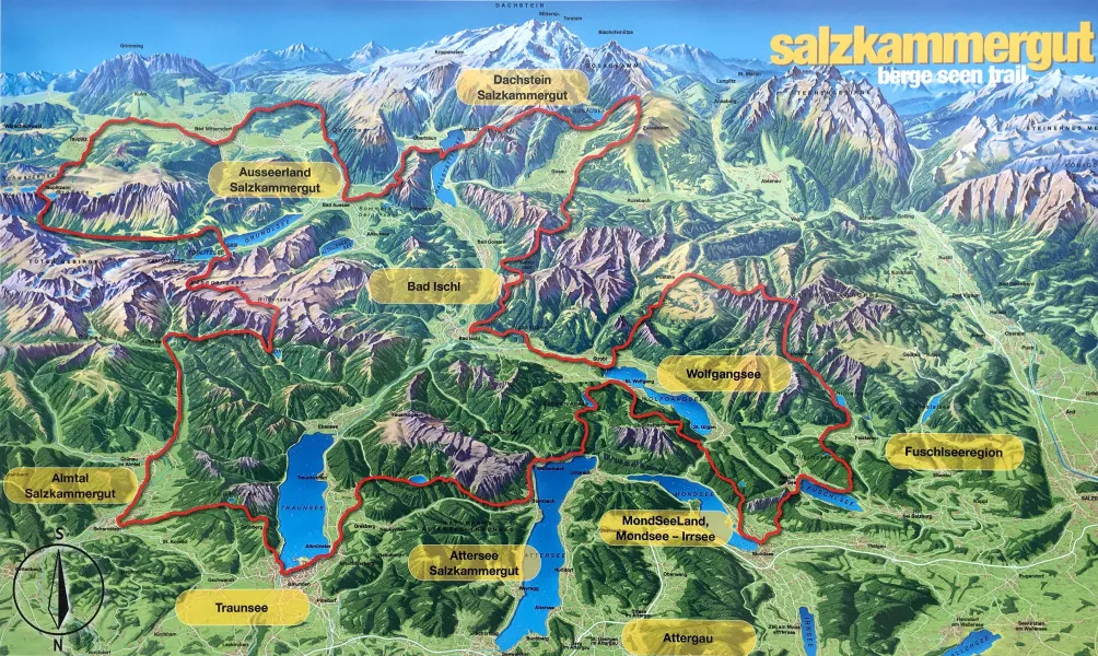 Karte &Ouml;sterreich Seen Aktivit&auml;ten