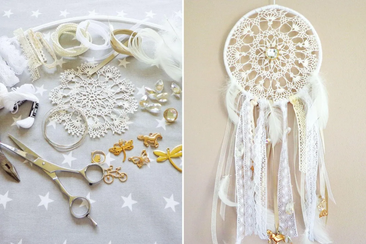 jak zrobić łapacz sn&oacute;w krok po kroku