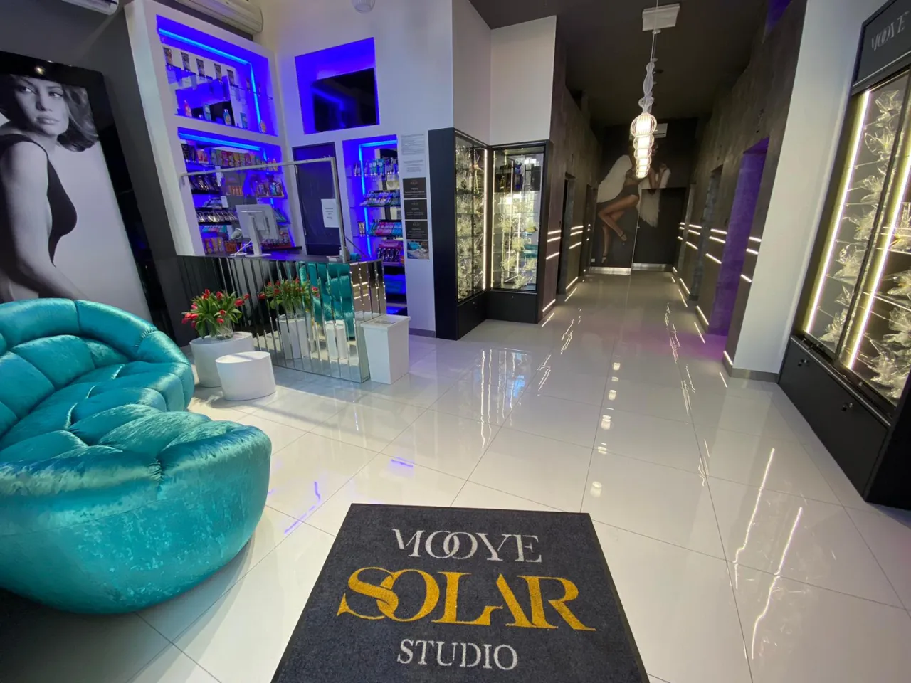 nowoczesne solarium wnętrze