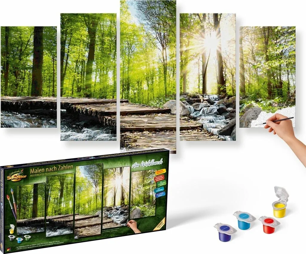 Malen nach Zahlen Marken Vergleich Schipper Ravensburger