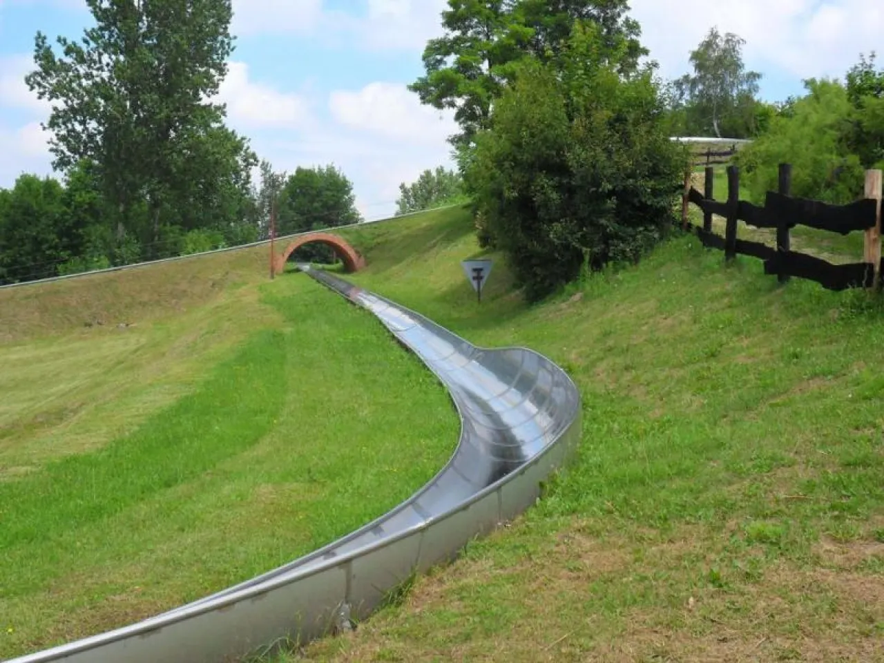 Bac&oacute;wka u J&oacute;zka Ł&oacute;dź tor saneczkowy