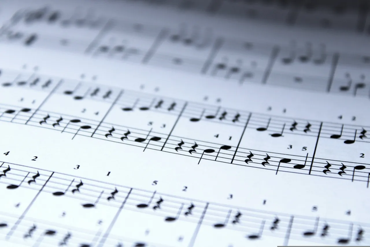 Nuty Była cicha i piękna jak wiosna pianino chwyty