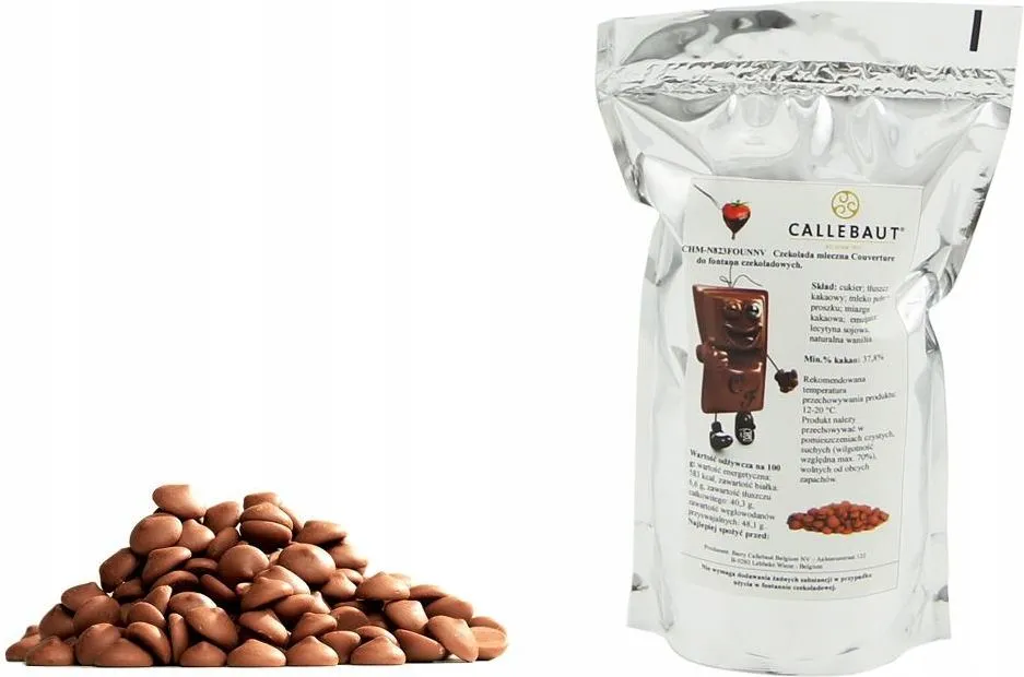 trzy fontanny czekoladowe mleczna gorzka biała