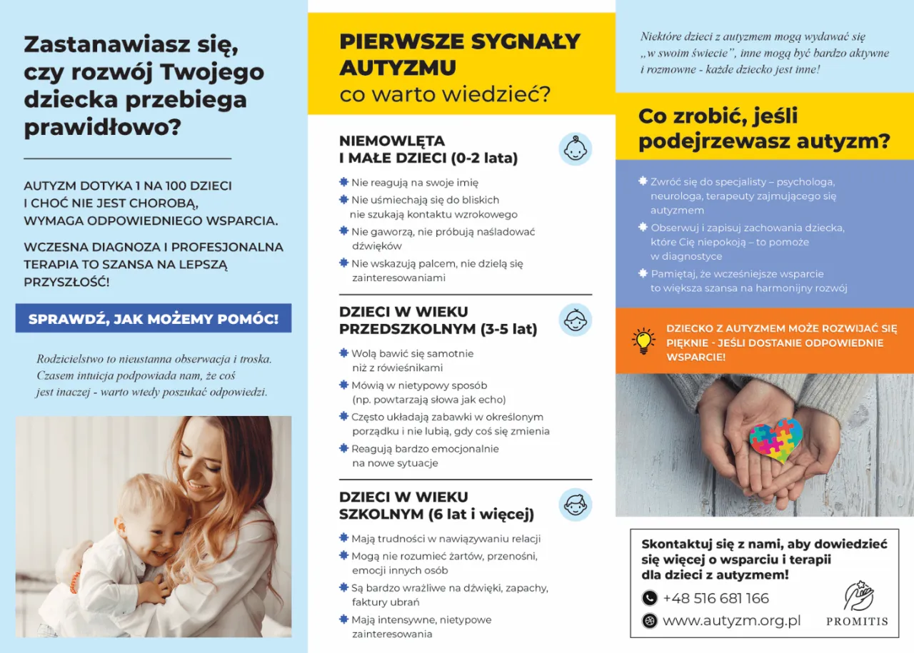 wzrost diagnoz autyzmu infografika