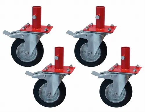 kółka do rusztowań rodzaje trzpieni hamulec total stop