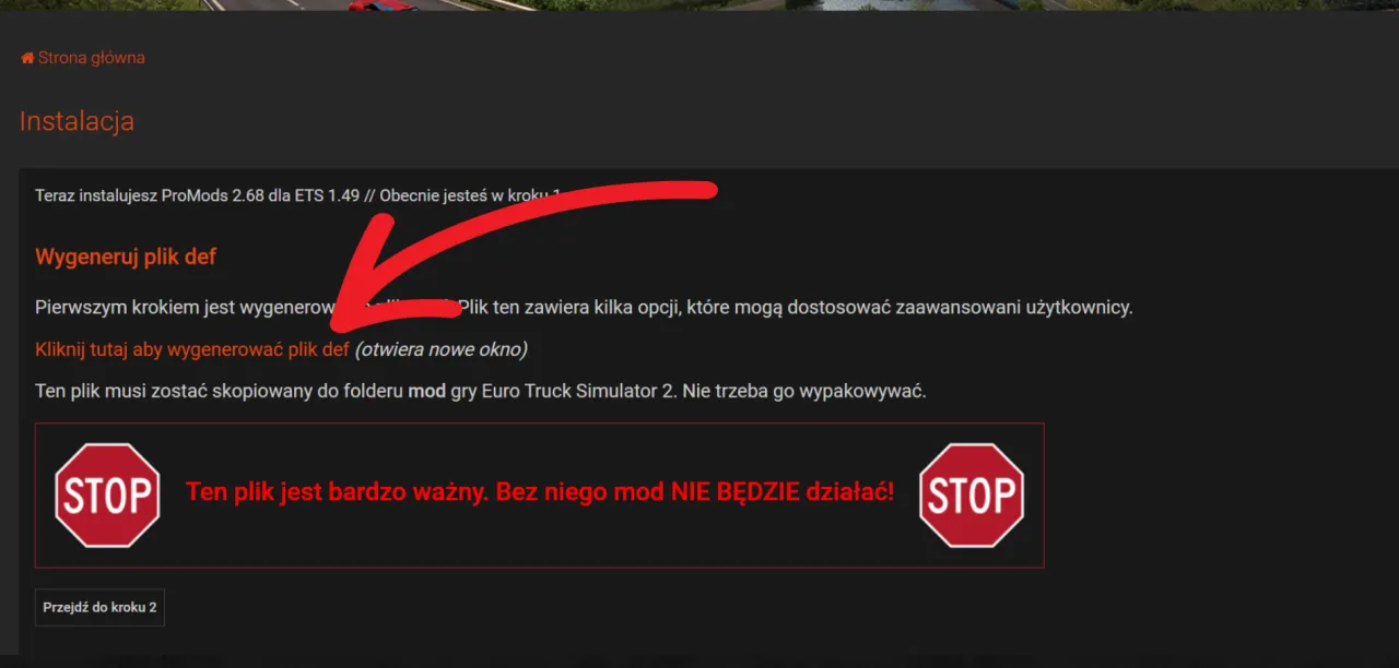 ETS2 Warsztat Steam instalacja mod&oacute;w krok po kroku