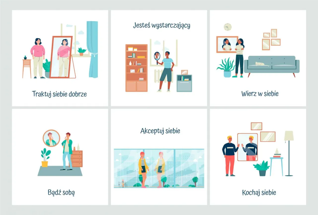 osoba z niską samooceną