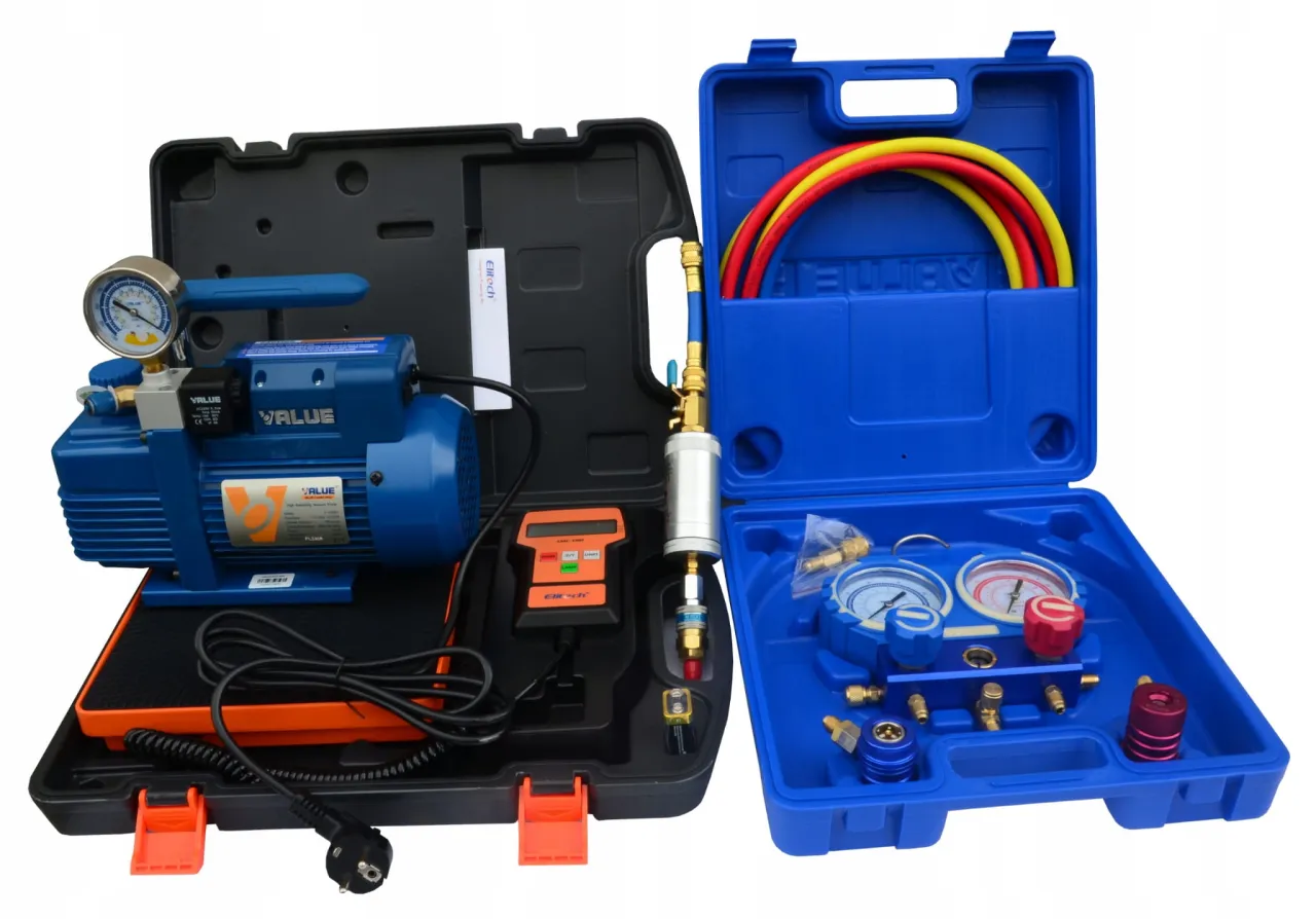 zestaw do samodzielnego nabijania klimatyzacji samochodowej