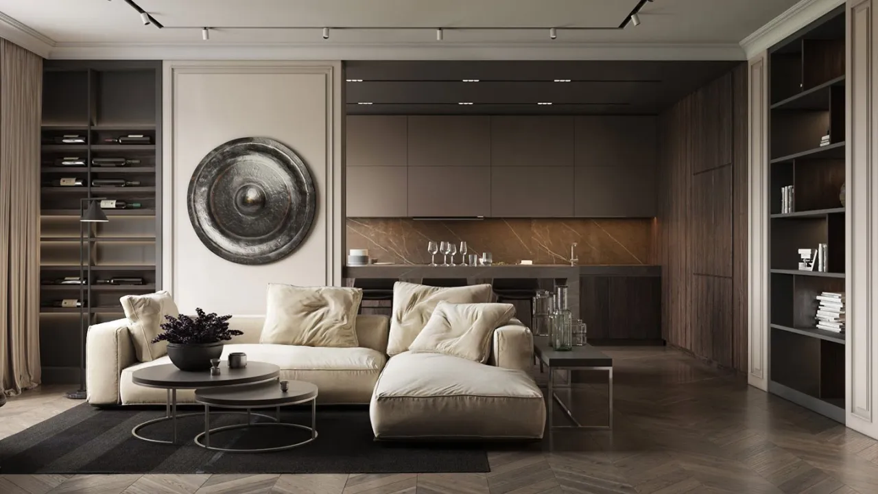 wnętrze dużego salonu meblowego