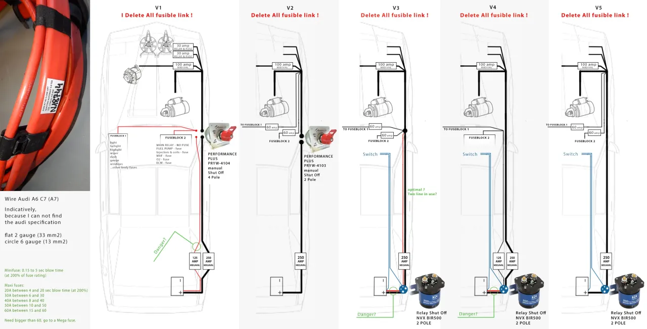 schemat podłączenia hebla na masie