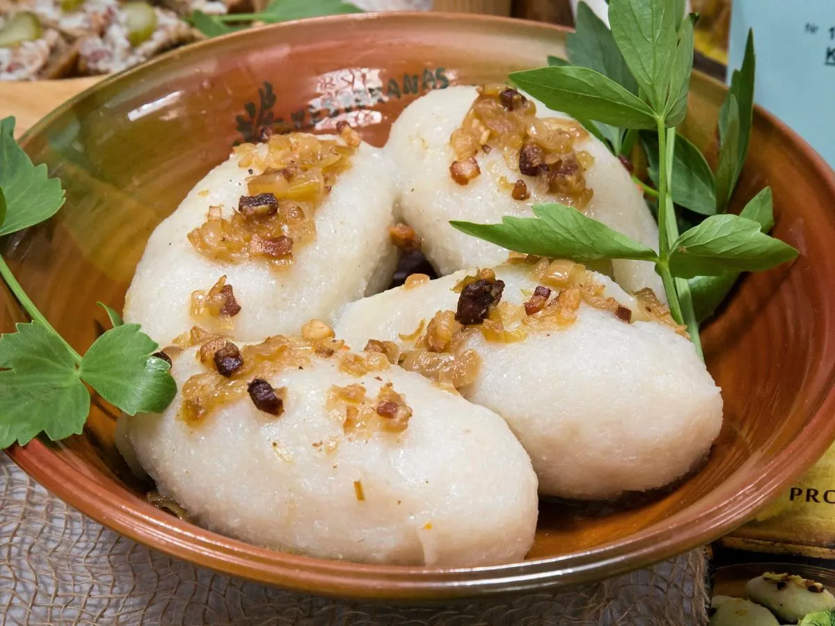 Augustowskie kartacze danie regionalne