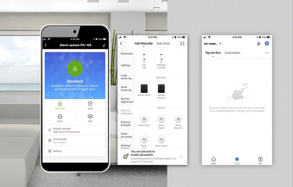 inteligentny dom system alarmowy aplikacja