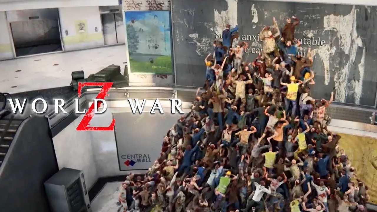 Zombie horde World War Z