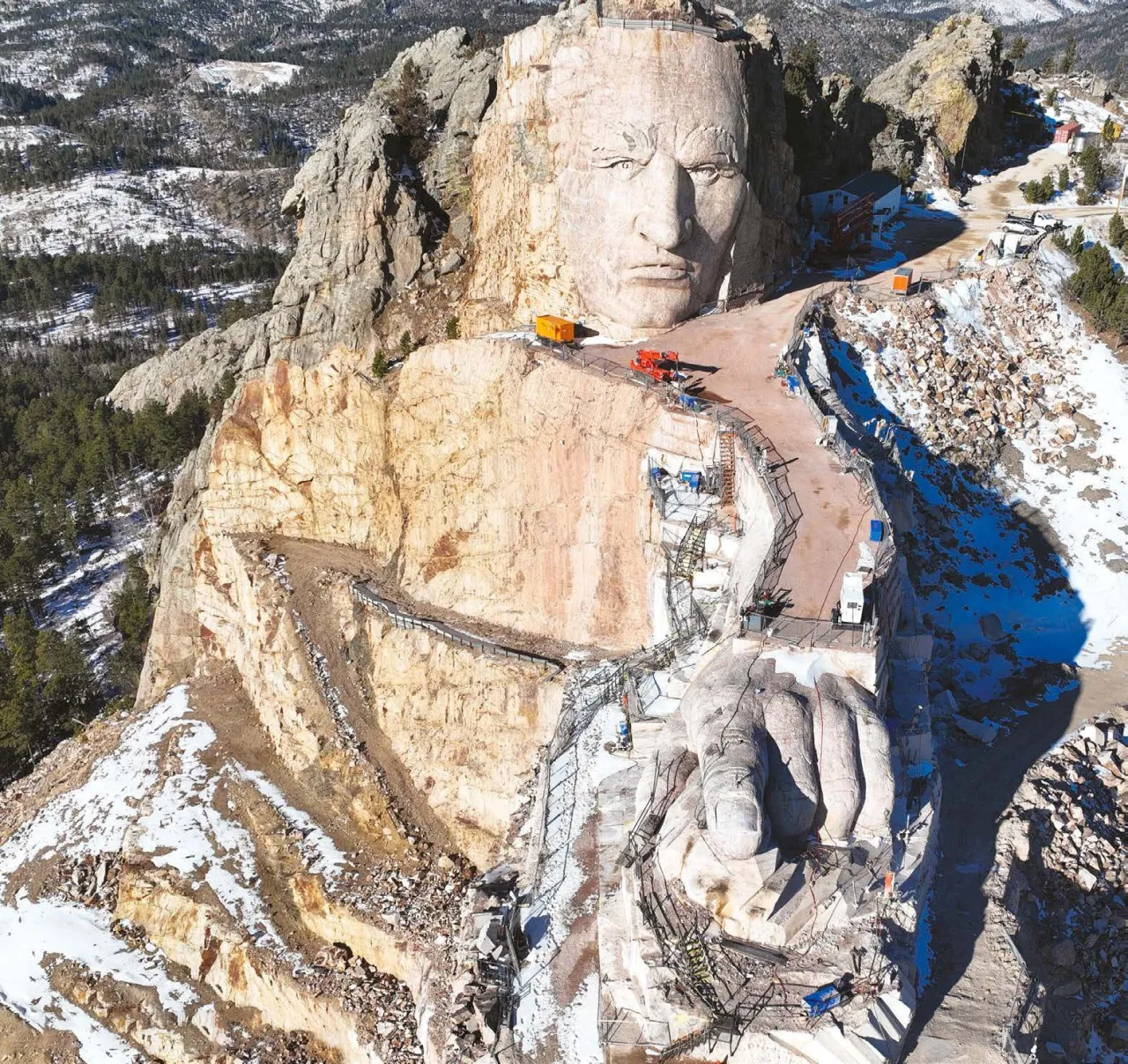 Crazy Horse Memorial current progress