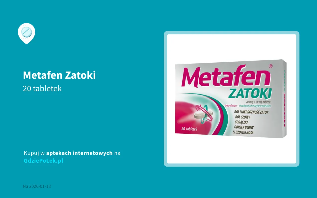 Metafen Zatoki opakowanie