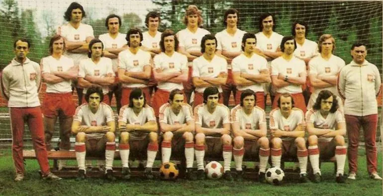 Polska reprezentacja 1974 mundial Orły G&oacute;rskiego
