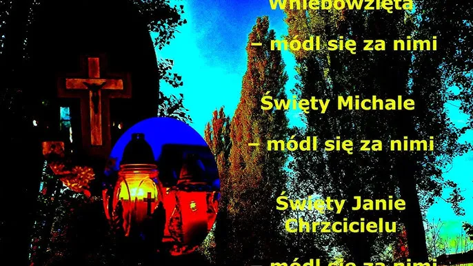 litania za zmarłych tekst