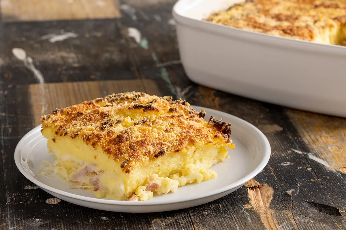 Sformato di scarola e patate