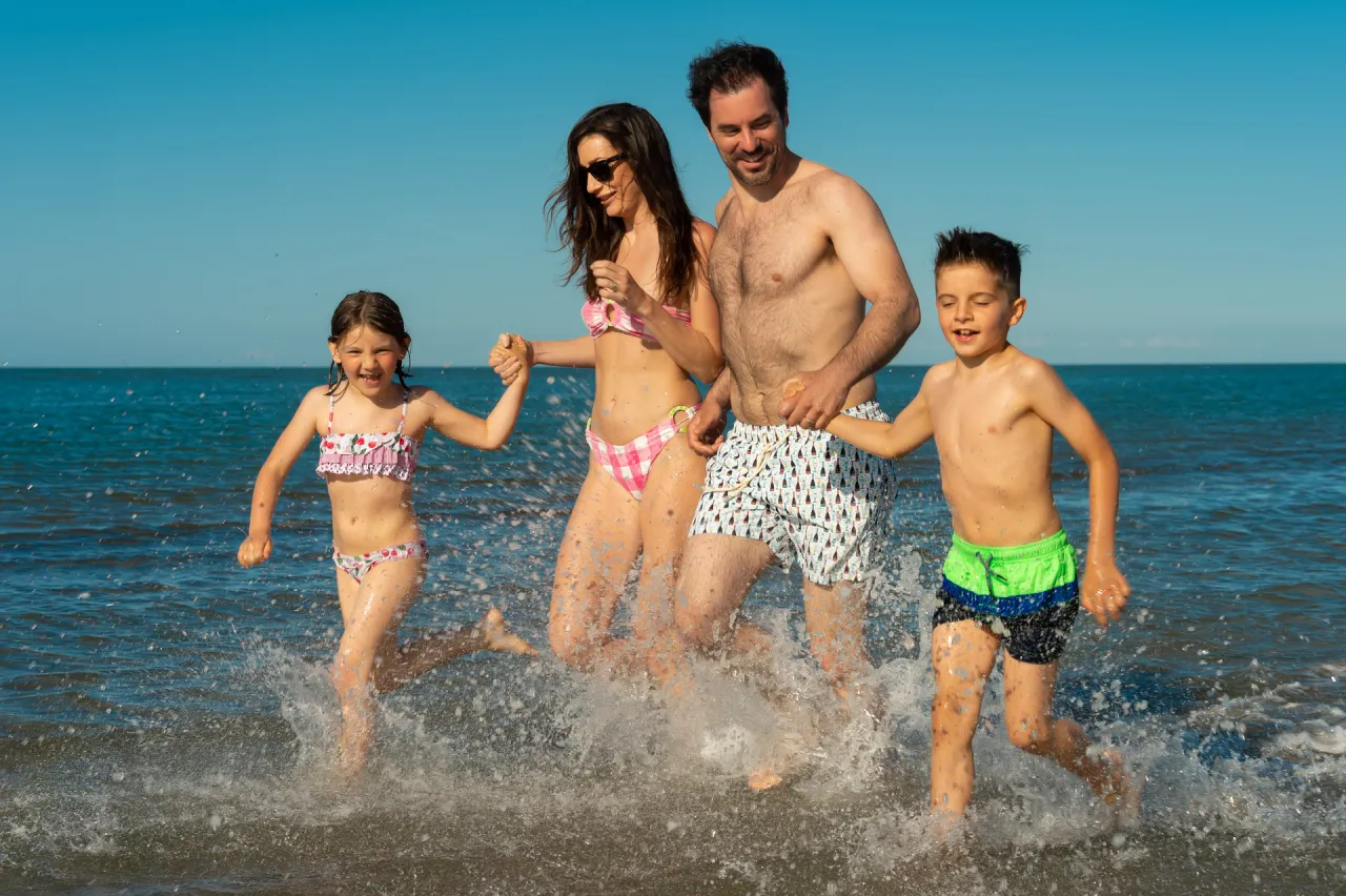 Obere Adria Strand Familie