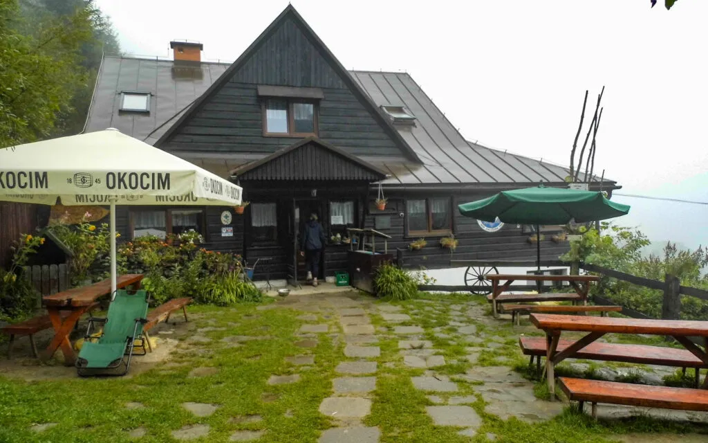 żółty szlak Szczawnica Bacówka pod Bereśnikiem