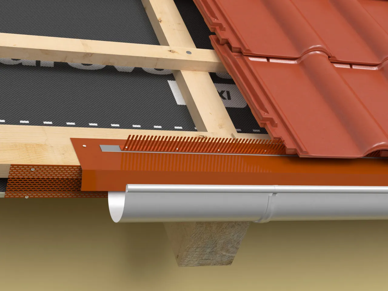 rodzaje grzebieni okapowych montaż wróblówki