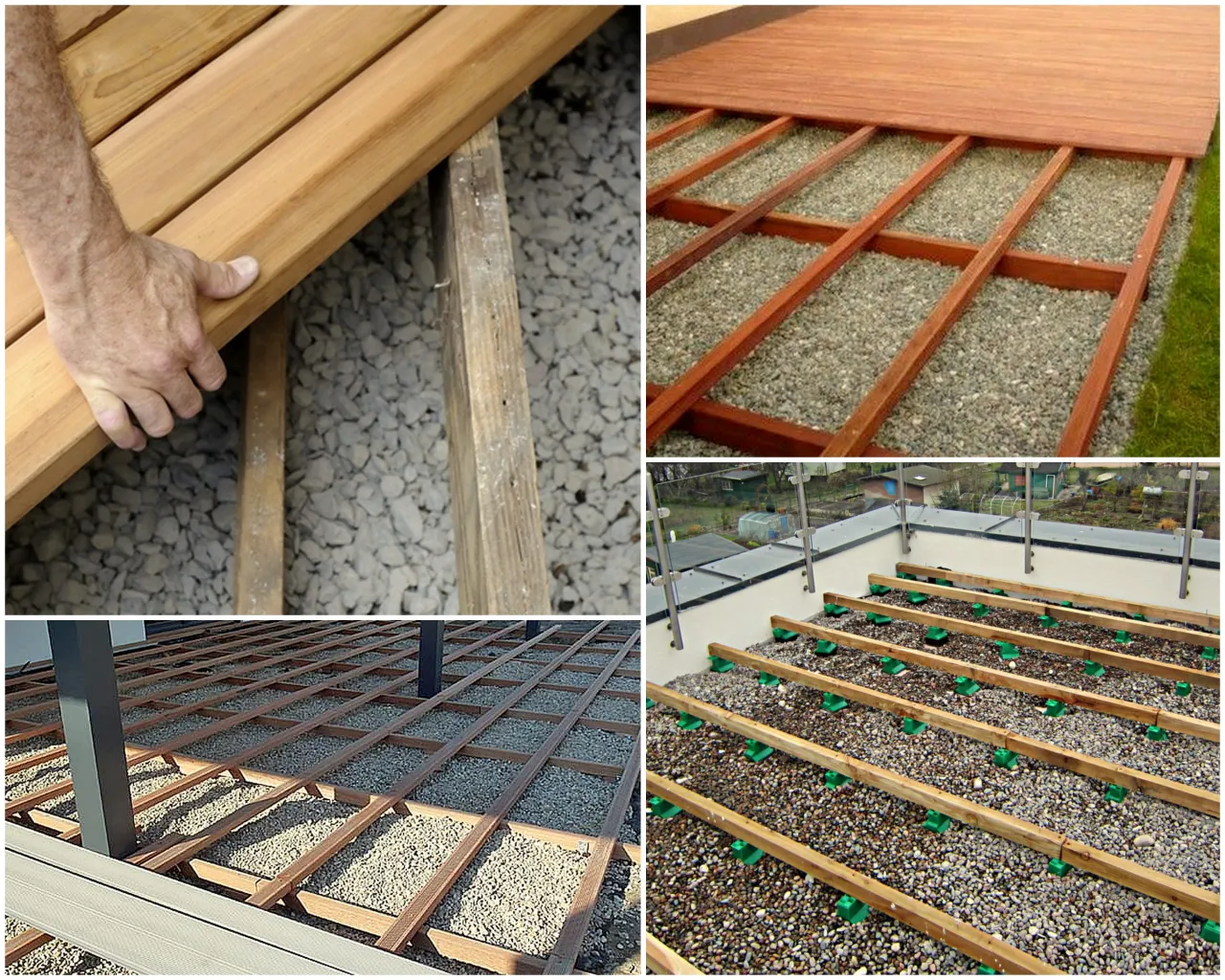 przygotowanie podłoża pod taras na trawie geowłóknina kruszywo