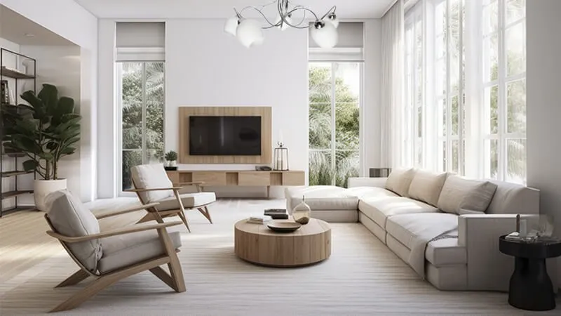 oświetlenie strefowe w pokoju wielofunkcyjnym