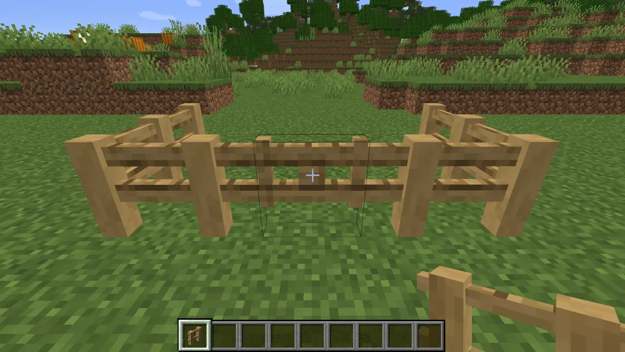 Minecraft all wooden fences gallery
