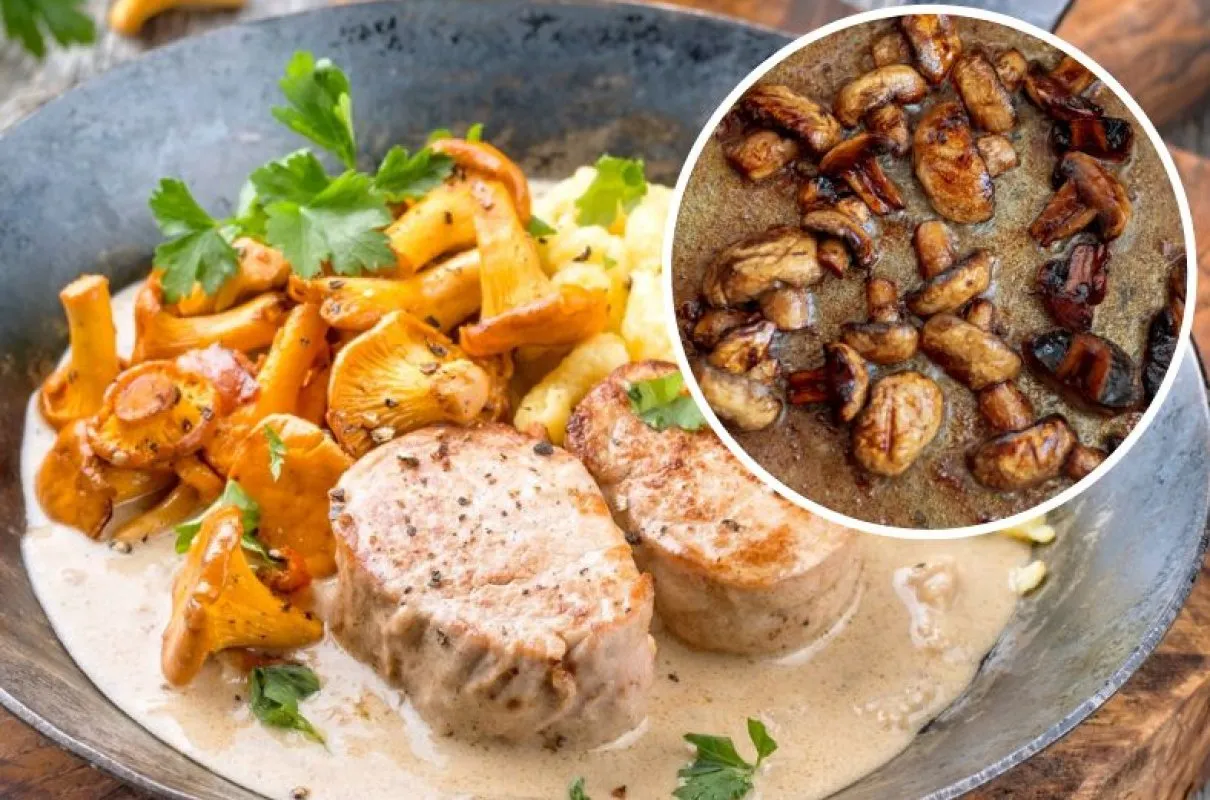Dania mięsne z sosem grzybowym