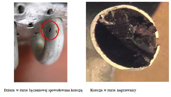 Korozja chłodnicy klimatyzacji samochodowej