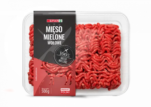 Świeżo mielone mięso wołowe