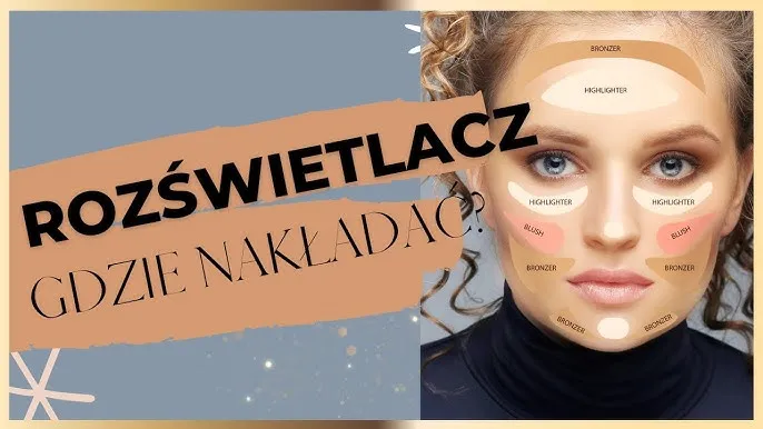 jak nakładać rozświetlacz na twarz