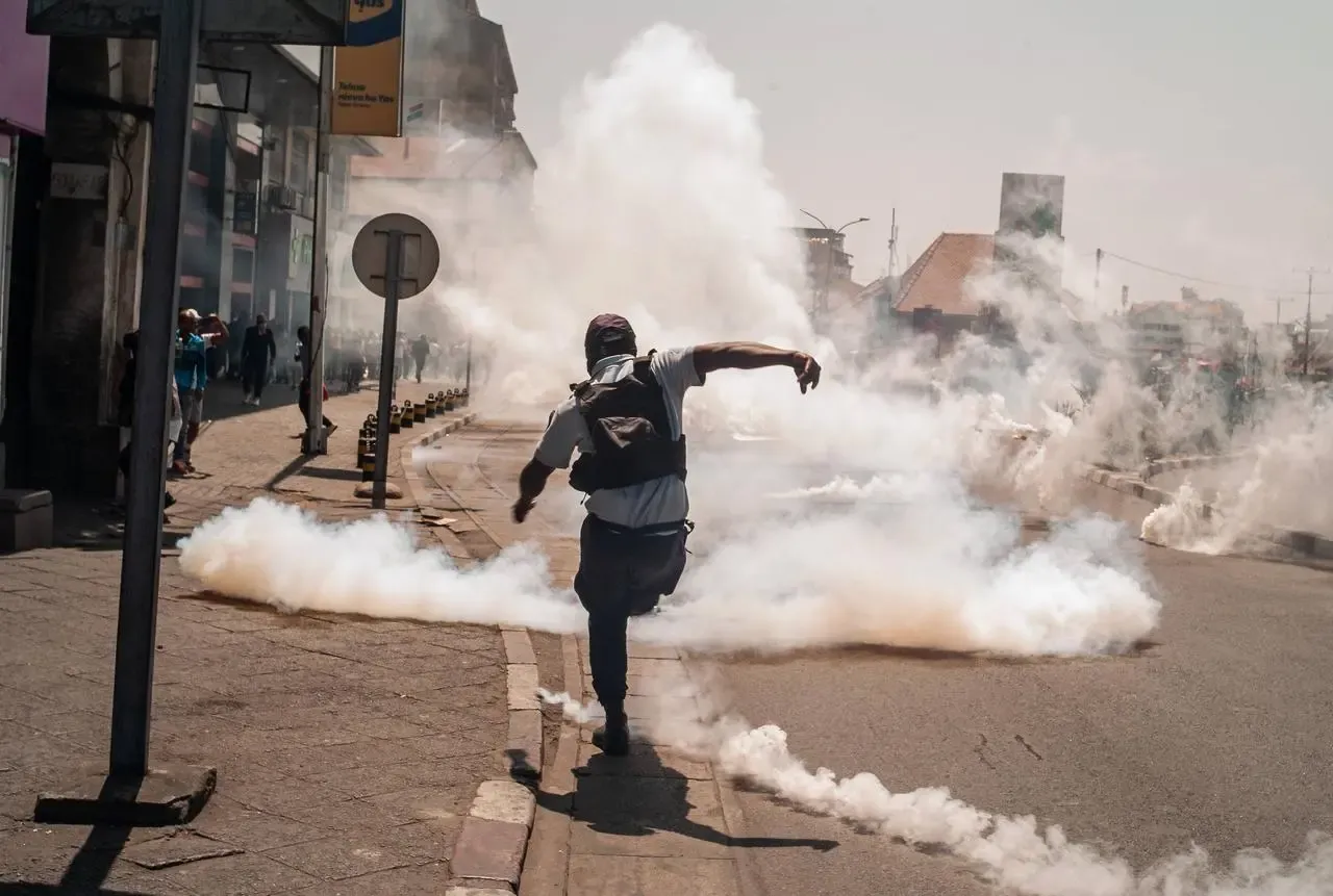protesty Madagaskar Antananarywa
