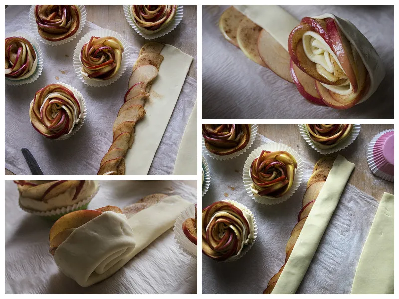 przekrój ciasta francuskiego warstwy wilgoć