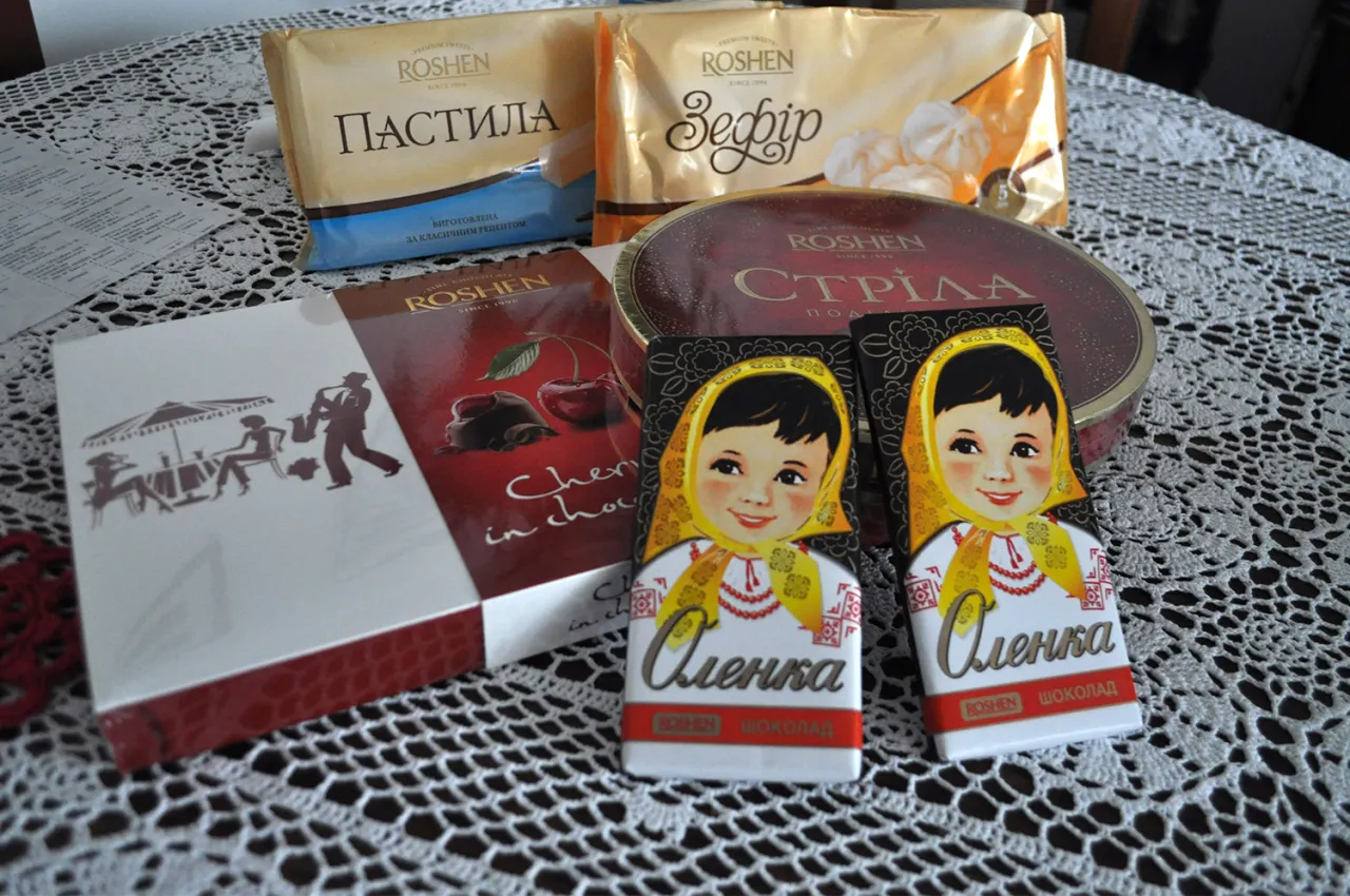 Słodycze Roshen: czekoladki 