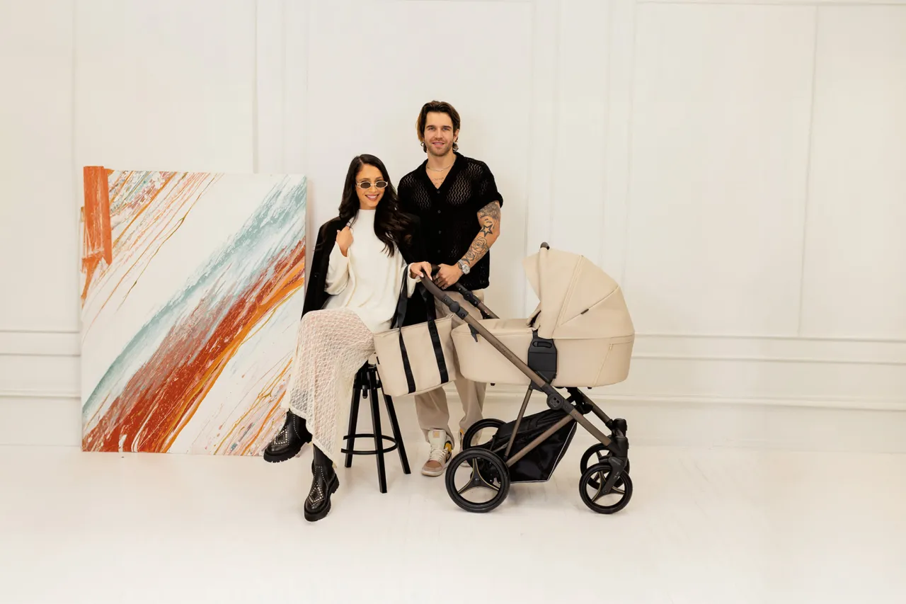 Stabilny w&oacute;zek z pieluch