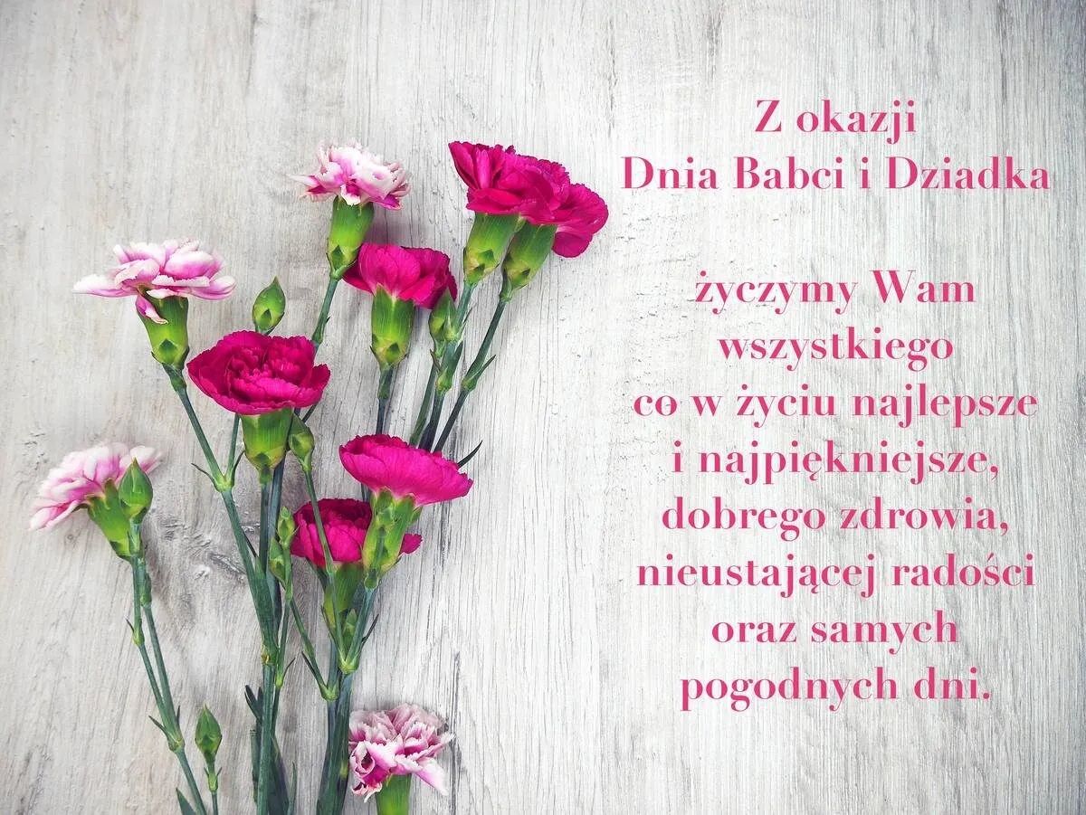 życzenia dla babci i dziadka razem