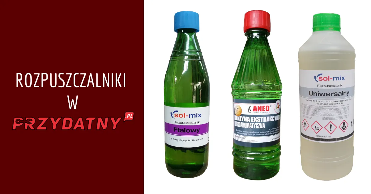 Rodzaje rozcieńczalników do farb